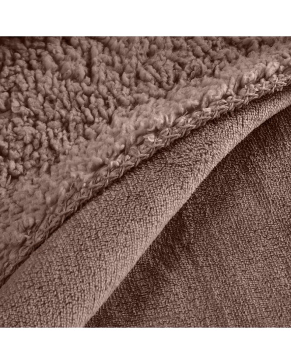 Koc sherpa baranek 200x220 Tedy mocha Eurofirany