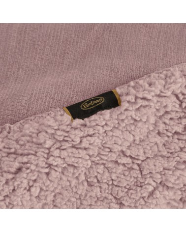 Koc sherpa baranek 170x210 Tedy różowy Eurofirany
