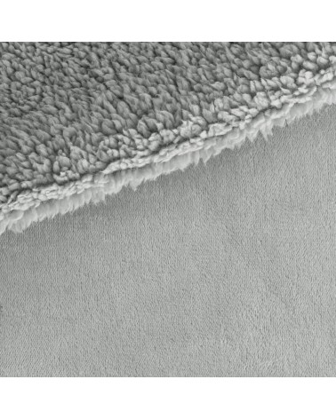 Koc sherpa baranek 200x220 Tedy srebrny Eurofirany