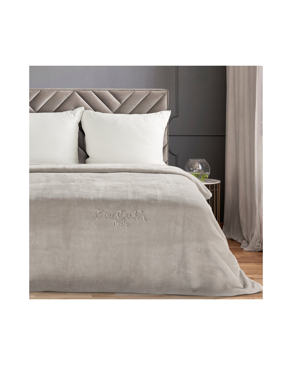 Koc akrylowy Pierre Cardin 160x220 Clara 1 beżowy Eurofirany