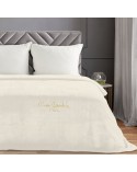Koc akrylowy Pierre Cardin 220x240 Clara 1 kremowy Eurofirany