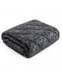 Narzuta velvet 200x220 Blink 6 czarna Eurofirany
