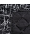 Narzuta velvet 220x240 Blink 6 czarna Eurofirany