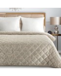 Narzuta velvet 200x220 Blink 6 kremowa Eurofirany