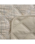 Narzuta velvet 220x240 Blink 6 kremowa Eurofirany