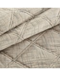 Narzuta velvet 220x240 Blink 6 kremowa Eurofirany