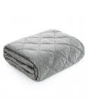Narzuta velvet 200x220 Blink 6 srebrna Eurofirany