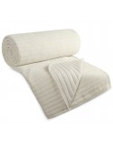 Narzuta velvet 220x240 Glori kremowa Eurofirany