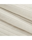 Narzuta velvet 220x240 Glori kremowa Eurofirany