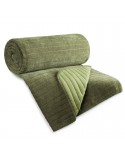 Narzuta velvet 220x240 Glori oliwkowa Eurofirany