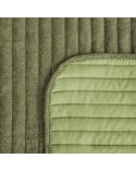 Narzuta velvet 220x240 Glori oliwkowa Eurofirany