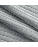 Narzuta velvet 170x210 Glori srebrna Eurofirany