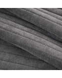 Narzuta velvet 170x210 Glori stalowa Eurofirany