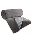 Narzuta velvet 220x240 Glori stalowa Eurofirany