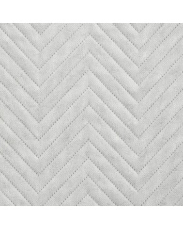 Narzuta mikrofibra 170x210 Len 3 biała Eurofirany