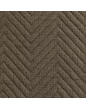 Narzuta mikrofibra 220x240 Len 3 ciemnobeżowa Eurofirany