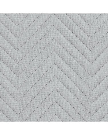 Narzuta mikrofibra 220x240 Len 3 srebrna Eurofirany
