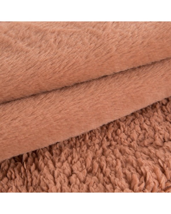 Narzuta pluszowa sherpa 220x240 Nina mocha Eurofirany