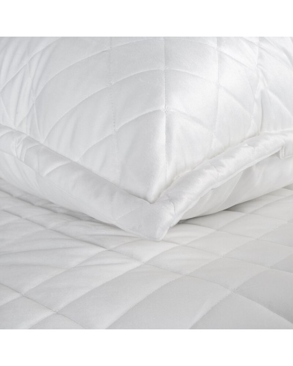 Narzuta velvet 220x240 Ria 6 biała Eurofirany