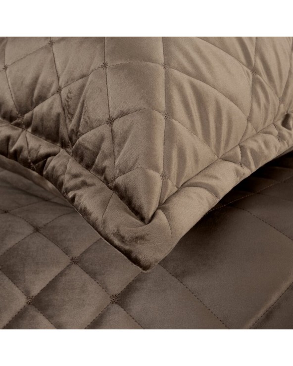 Narzuta velvet 220x240 Ria 6 brązowa Eurofirany