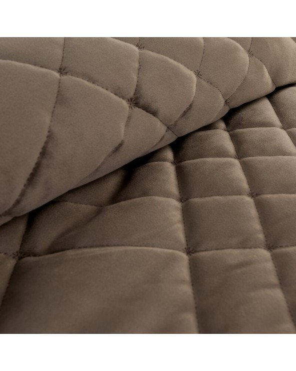 Narzuta velvet 220x240 Ria 6 brązowa Eurofirany