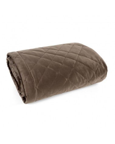 Narzuta velvet 200x220 Ria 6 brązowa Eurofirany
