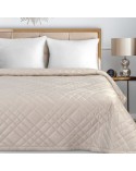 Narzuta velvet 200x220 Ria 6 kremowa Eurofirany