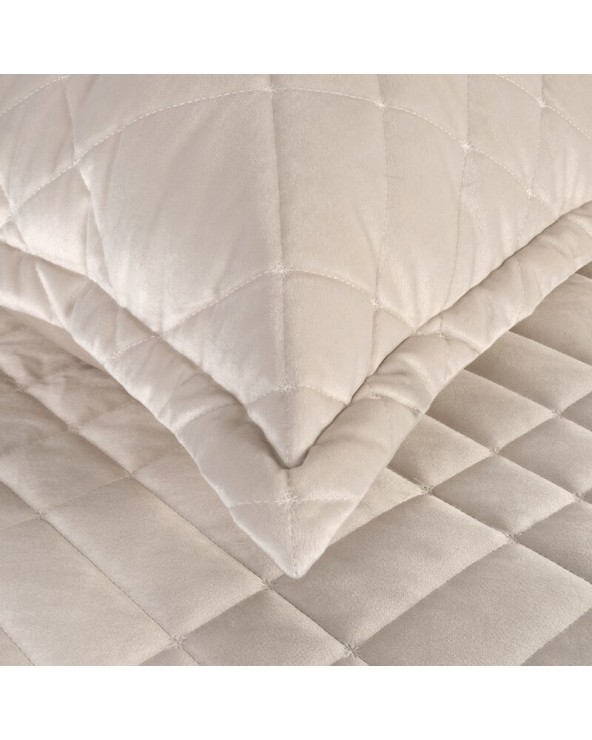 Narzuta velvet 200x220 Ria 6 kremowa Eurofirany