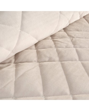 Narzuta velvet 200x220 Ria 6 kremowa Eurofirany