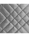 Narzuta velvet 220x240 Ria 6 srebrna Eurofirany