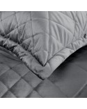 Narzuta velvet 220x240 Ria 6 stalowa Eurofirany