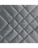Narzuta velvet 200x220 Ria 6 stalowa Eurofirany