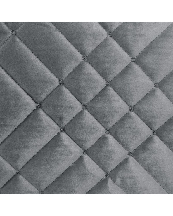 Narzuta velvet 200x220 Ria 6 stalowa Eurofirany