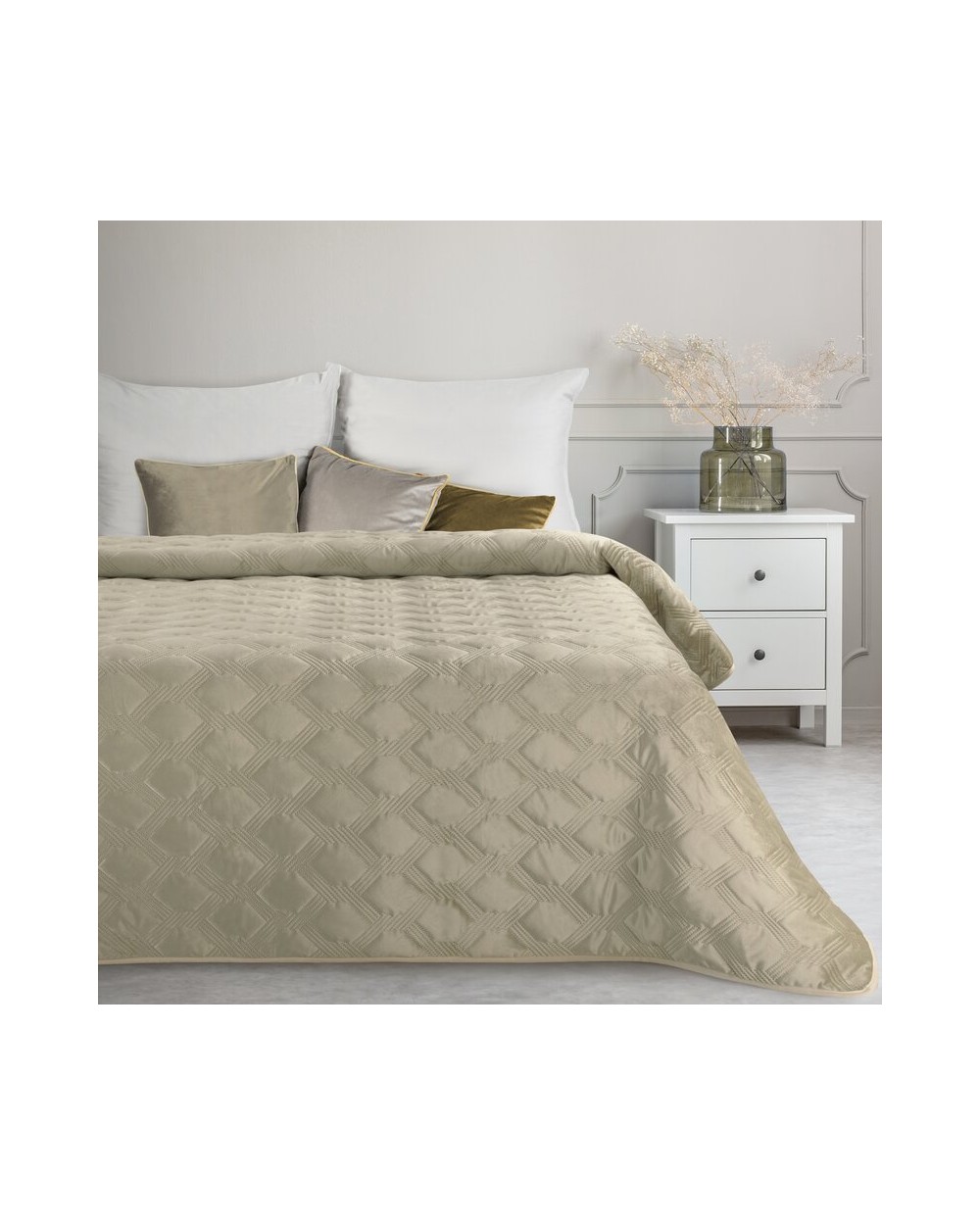 Narzuta velvet 220x240 Sofia 5 beżowa Eurofirany