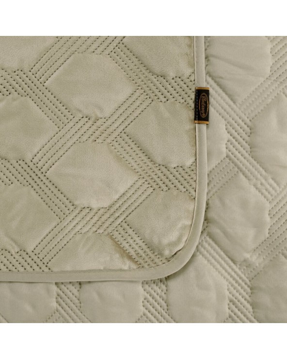 Narzuta velvet 220x240 Sofia 5 beżowa Eurofirany