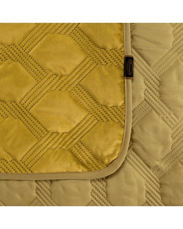 Narzuta velvet 220x240 Sofia 5 miodowa Eurofirany