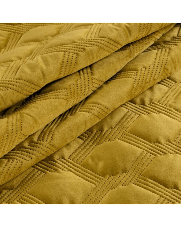 Narzuta velvet 220x240 Sofia 5 miodowa Eurofirany