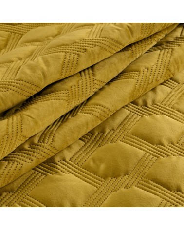 Narzuta velvet 220x240 Sofia 5 miodowa Eurofirany