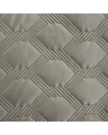 Narzuta velvet 220x240 Sofia 5 srebrna Eurofirany