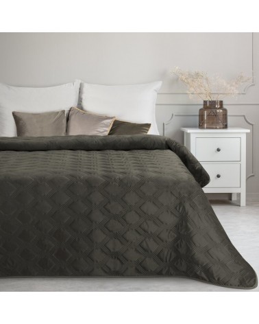 Narzuta velvet 220x240 Sofia 5 stalowa Eurofirany