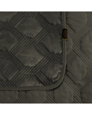 Narzuta velvet 220x240 Sofia 5 stalowa Eurofirany