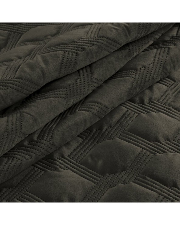 Narzuta velvet 220x240 Sofia 5 stalowa Eurofirany