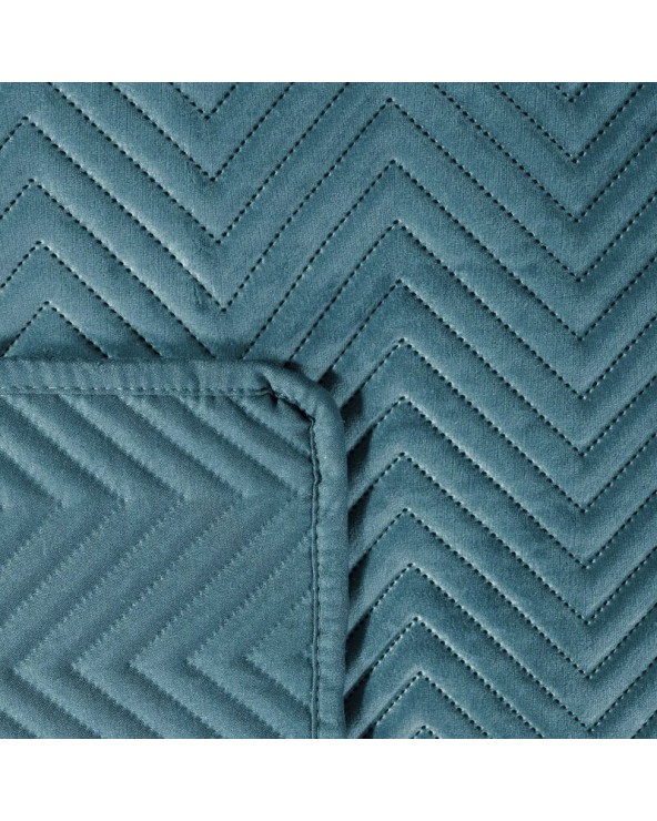 Narzuta velvet 220x240 Sofia 5 niebieska Eurofirany
