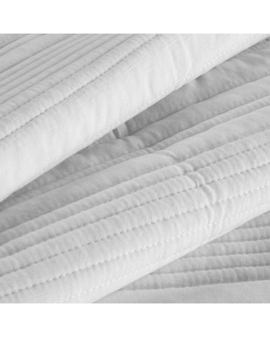 Narzuta mikrofibra 220x240 Tara biała Eurofirany