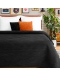 Narzuta velvet 220x240 Velvet 2 czarna Eurofirany