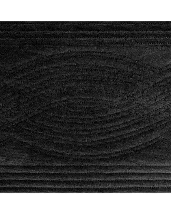 Narzuta velvet 220x240 Velvet 2 czarna Eurofirany