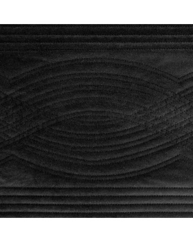 Narzuta velvet 220x240 Velvet 2 czarna Eurofirany