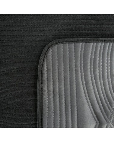 Narzuta velvet 220x240 Velvet 2 czarna Eurofirany