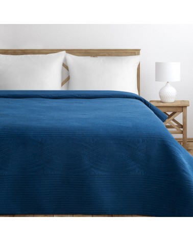Narzuta velvet 220x240 Velvet 2 granatowa Eurofirany