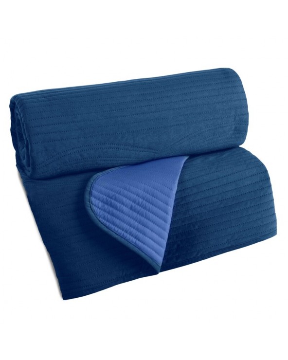 Narzuta velvet 220x240 Velvet 2 granatowa Eurofirany